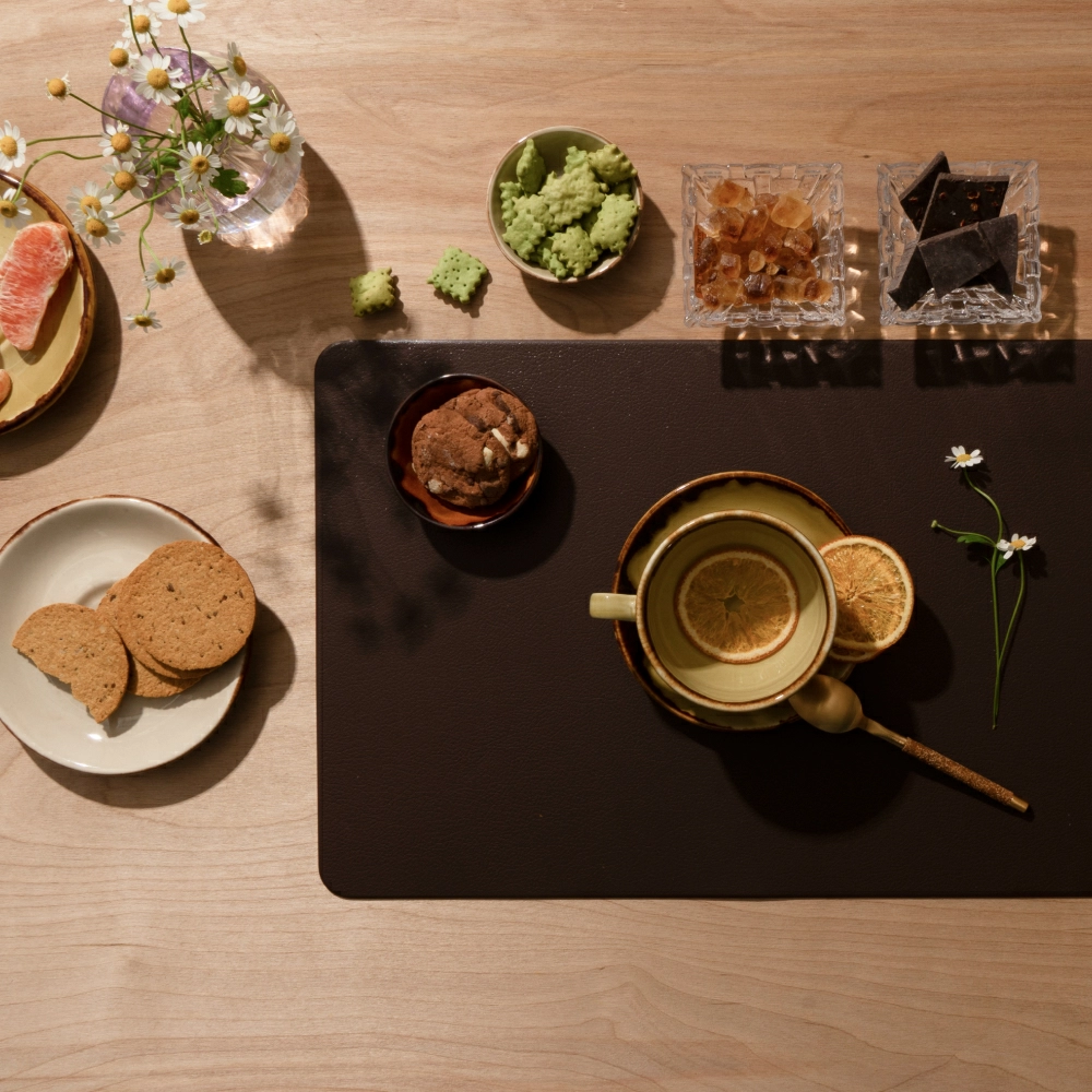 4 Салфетка сервировочная Zapel Eco Leather brown фото 4