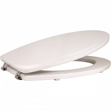 Сидение для унитаза MSV, акрил и нержавеющая сталь фото 1