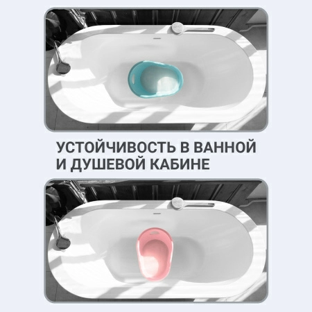 Таз универсальный Hausmann Funny Smile 12л, мятный фото 9