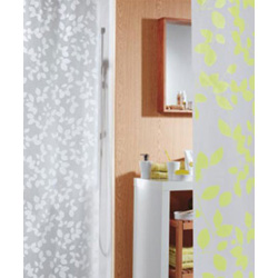 Штора для ванной комнаты Spirella Blatt white фото 2